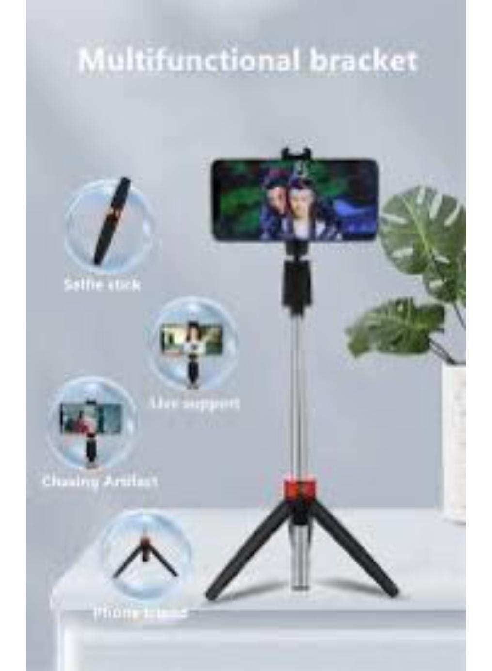 BLACK SELFIE STICK WITH TRIPOD