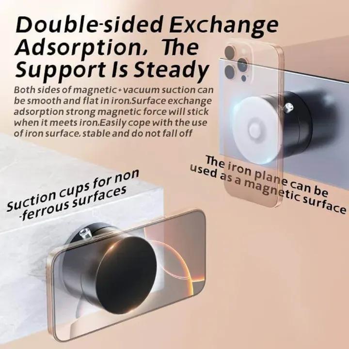 MAGNETIC MOBILE HOLDER BLACK 360 DEGREE SWIVEL